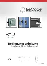 BeCode PAD Instruction Manual preview