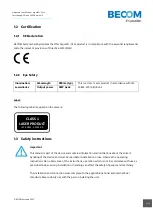 Preview for 7 page of Becom 150-2037-1 Hardware User Manual