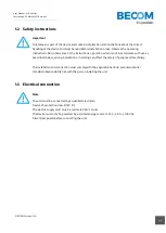Предварительный просмотр 6 страницы Becom 150-3078-1 User Manual