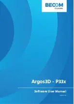 Preview for 1 page of Becom Argos3D-P33 Series Software User Manual