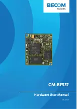 Becom CM-BF537 Hardware User Manual preview