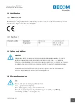 Предварительный просмотр 7 страницы Becom TOREO-P650 Hardware User Manual