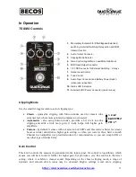 Предварительный просмотр 11 страницы Becos TS8-MS Overdrive Midi Switching User Manual