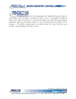 Предварительный просмотр 11 страницы BECS BECSys2 Operator'S Manual