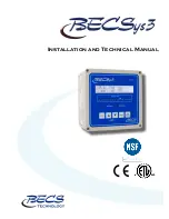 BECS BECSys3 115VAC Installation And Technical Manual предпросмотр