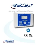 BECS BECSys7 115VAC Operation And Maintenance Manual preview