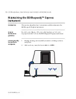 Preview for 16 page of Becton, Dickinson and Company BD Rhapsody Express Installation And Maintenance Manual