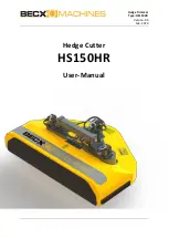 Preview for 1 page of Becx Machines HS150HR User Manual