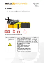 Preview for 16 page of Becx Machines HS75HR User Manual