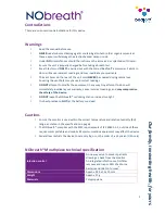 Preview for 4 page of Bedfont NOBreath User Manual