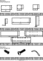 Предварительный просмотр 2 страницы Bedford 2 Door Tall/Split Unit Assembly Manual