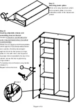 Предварительный просмотр 8 страницы Bedford 2 Door Tall/Split Unit Assembly Manual