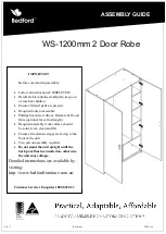 Preview for 1 page of Bedford WS-1200mm Assembly Manual