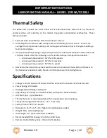 Preview for 12 page of BedJet 1222NA User'S Operating Manual