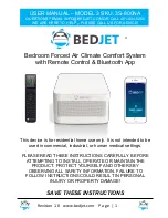 BedJet 3 User Manual preview