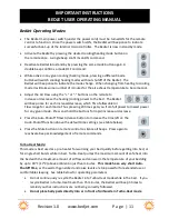 Preview for 11 page of BedJet V2 User'S Operating Manual