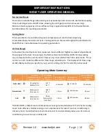 Preview for 12 page of BedJet V2 User'S Operating Manual