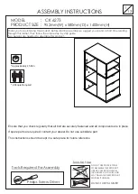 Предварительный просмотр 1 страницы Bedkingdom CK 6273 Assembly Instructions Manual