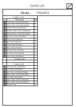 Предварительный просмотр 2 страницы Bedkingdom CK 6273 Assembly Instructions Manual