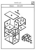 Предварительный просмотр 3 страницы Bedkingdom CK 6273 Assembly Instructions Manual