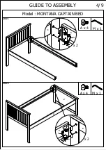 Предварительный просмотр 4 страницы Bedkingdom MONTANA CAPTAINS BED Assembly Instruction Manual