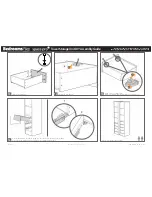 Предварительный просмотр 5 страницы Bedrooms Plus Space Pro Tower Storage Unit DIY Assembly Manual