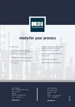 Предварительный просмотр 14 страницы BEDU A Series Operating Instructions Manual