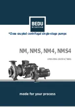 Предварительный просмотр 1 страницы BEDU NM Series Operating Instructions Manual