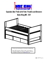 Предварительный просмотр 1 страницы Bedz King BK-501 Assembly Instructions Manual