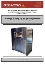 Beech ovens E Series Installation And Operation Manual предпросмотр