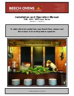 Beech ovens REC Series Installation And Operation Manual предпросмотр