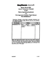 Preview for 3 page of Beechcraft Baron 58 Pilot Operating Handbook