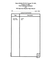 Preview for 9 page of Beechcraft Baron 58 Pilot Operating Handbook