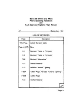 Preview for 11 page of Beechcraft Baron 58 Pilot Operating Handbook