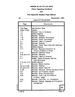 Preview for 13 page of Beechcraft Baron 58 Pilot Operating Handbook