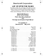 Preview for 3 page of Beechcraft Baron G58 Pilot Operating Handbook