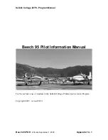 Beechcraft Beech 95 2017 Pilot'S Information Manual preview