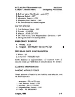 Preview for 73 page of Beechcraft C23 SUNDOWNER 180 Pilot Operating Handbook