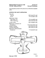 Preview for 81 page of Beechcraft C23 SUNDOWNER 180 Pilot Operating Handbook