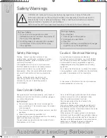 Preview for 2 page of Beef Eater Discovery Series Assembly And Operating Instructions Manual