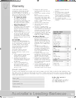 Preview for 13 page of Beef Eater Discovery Series Assembly And Operating Instructions Manual