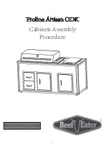 Предварительный просмотр 1 страницы Beef Eater Proline Artisan ODK Assembly Procedure