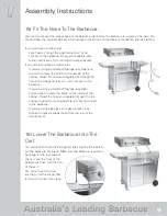 Preview for 9 page of BeefEater Signature Trolley Assembly Instructions Manual