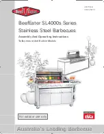 Preview for 1 page of BeefEater SL4000 Assembly And Operating Instructions Manual