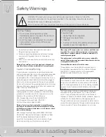 Preview for 2 page of BeefEater SL4000 Assembly And Operating Instructions Manual