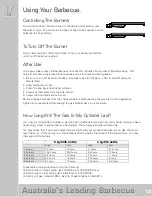 Preview for 13 page of BeefEater SL4000s Series Assembly And Operating Instructions Manual