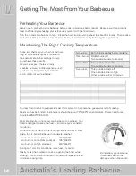 Preview for 14 page of BeefEater SL4000s Series Assembly And Operating Instructions Manual