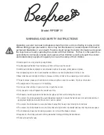 Preview for 1 page of Beefree RPSBF1Y Warnings And Safety Instructions