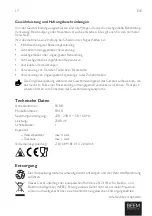 Preview for 17 page of Beem 01108 Instruction Manual