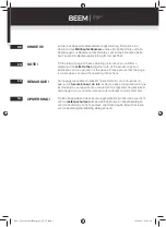 Preview for 2 page of Beem 03997 Instruction Manual